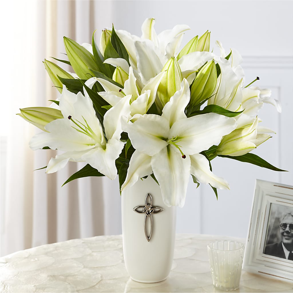 Faithful Blessings Bouquet –  Charming Petals, Dracut MA