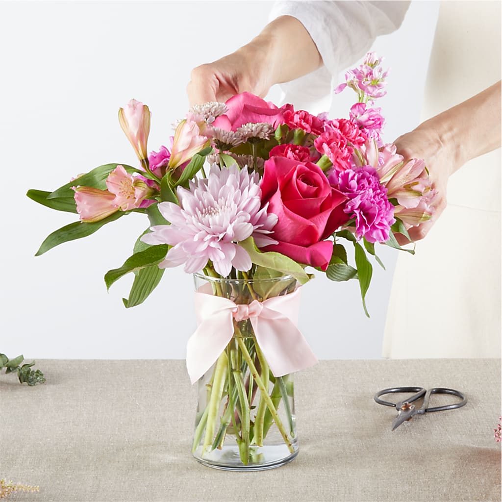 Pink Ribbon - A Florist Original –  Charming Petals, Dracut MA