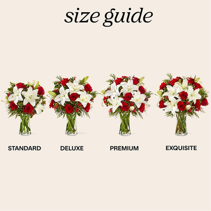 Sparkling Snowflakes Bouquet –  Charming Petals, Dracut MA