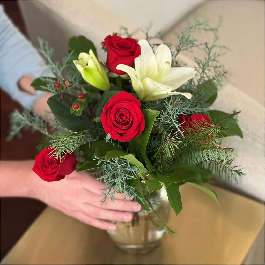 Glittering Lights Bouquet –  Charming Petals, Dracut MA