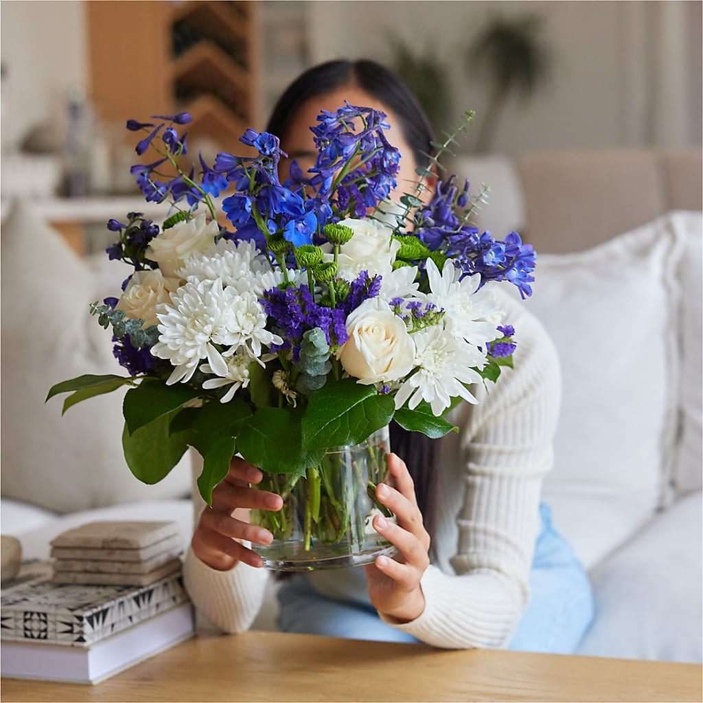 Cerulean Waves Bouquet –  Charming Petals, Dracut MA