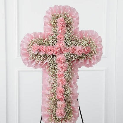 Angel's Cross Easel –  Charming Petals, Dracut MA