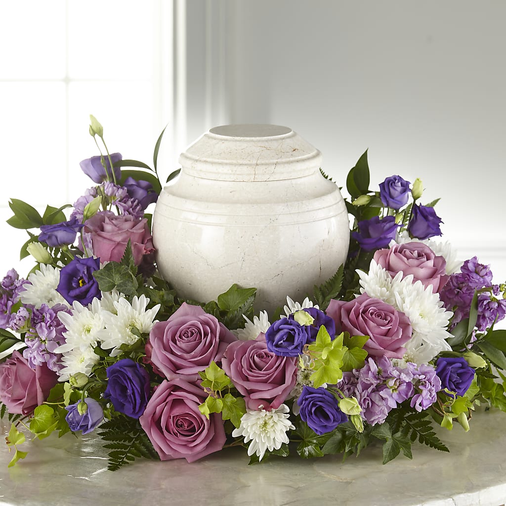 Blooming Sympathy Cremation Adornment –  Charming Petals, Dracut MA