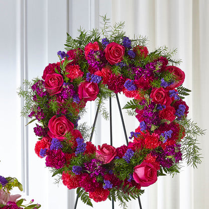 Calming Colors Wreath –  Charming Petals, Dracut MA