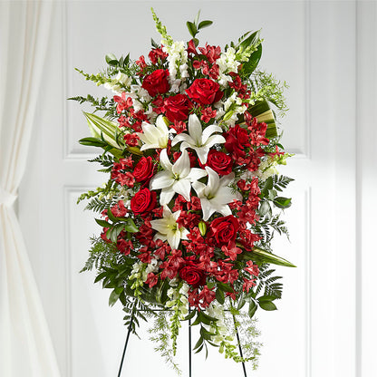 Everlasting Memory Standing Spray –  Charming Petals, Dracut MA