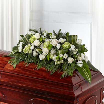Hopeful Gesture Casket Spray –  Charming Petals, Dracut MA