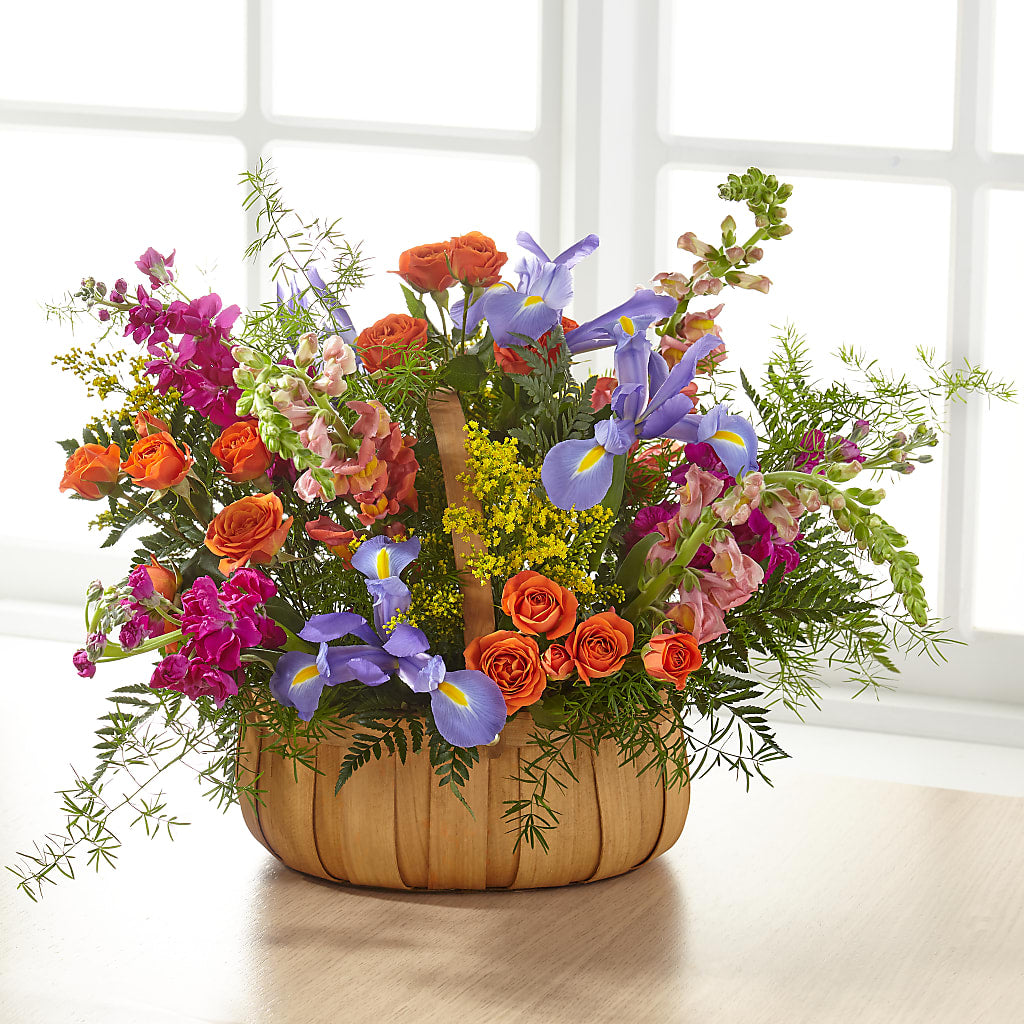 Garden of Life Basket –  Charming Petals, Dracut MA