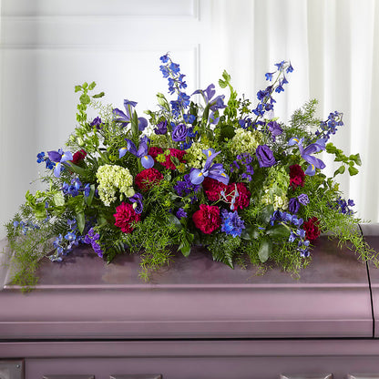 Always Treasured Casket Spray –  Charming Petals, Dracut MA