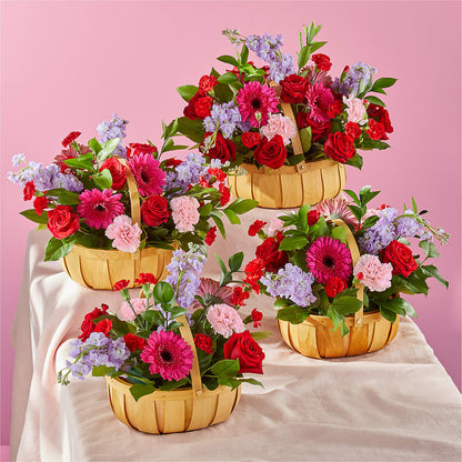 Pink Picnic Basket –  Charming Petals, Dracut MA