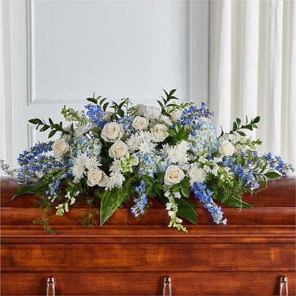 Timeless Essence Casket Spray –  Charming Petals, Dracut MA