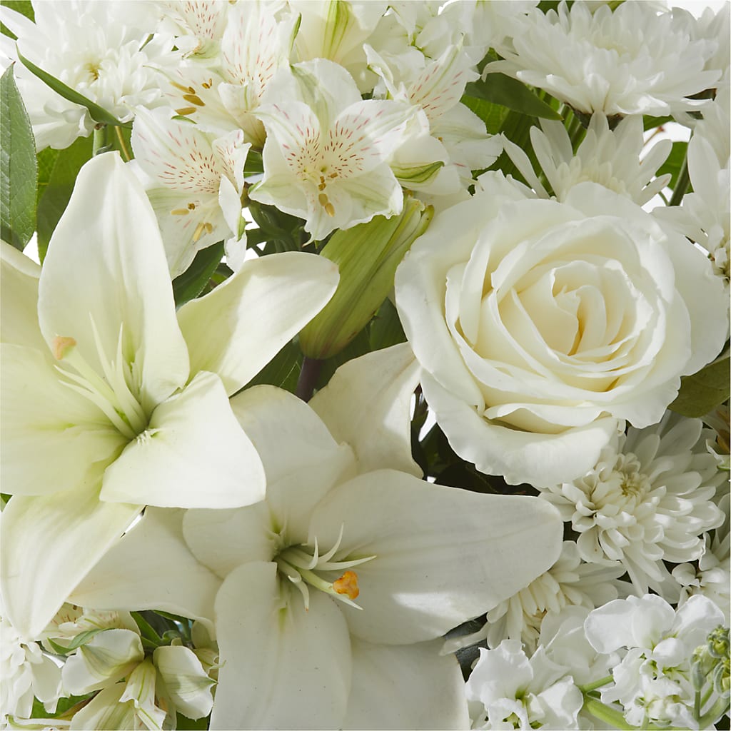 Peaceful Reflections Arrangement –  Charming Petals, Dracut MA