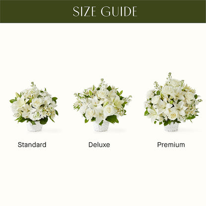 Peaceful Reflections Arrangement –  Charming Petals, Dracut MA
