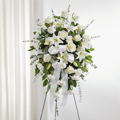 With Care Standing Spray –  Charming Petals, Dracut MA