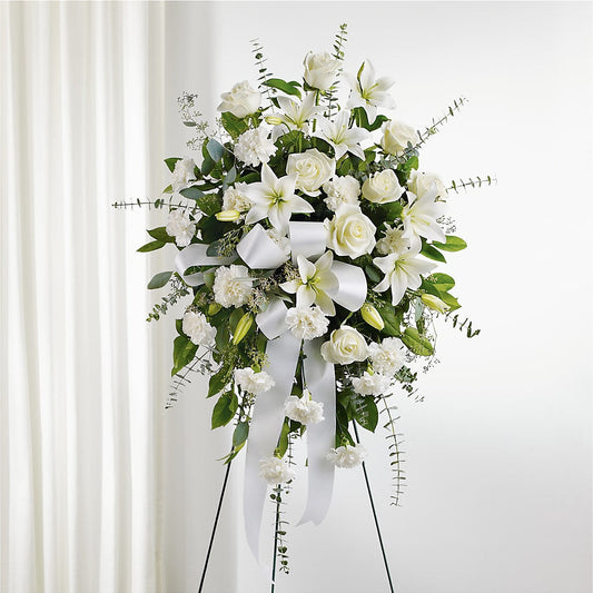 With Care Standing Spray –  Charming Petals, Dracut MA