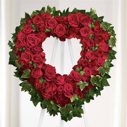 Wholehearted Standing Spray –  Charming Petals, Dracut MA