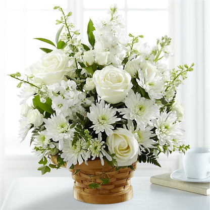 Heartfelt Condolences Arrangement –  Charming Petals, Dracut MA