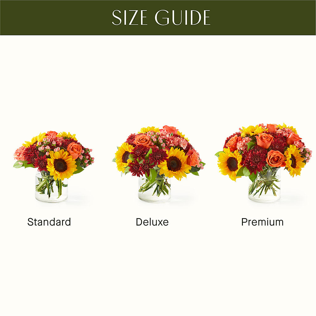 September Sunset Bouquet –  Charming Petals, Dracut MA