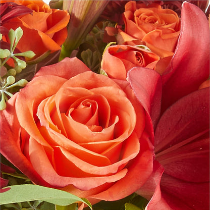 Crimson Leaves Bouquet –  Charming Petals, Dracut MA