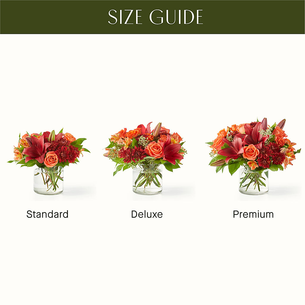 Crimson Leaves Bouquet –  Charming Petals, Dracut MA