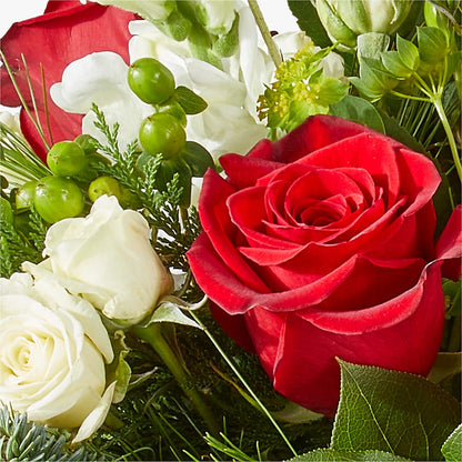 Deck the Halls Bouquet –  Charming Petals, Dracut MA