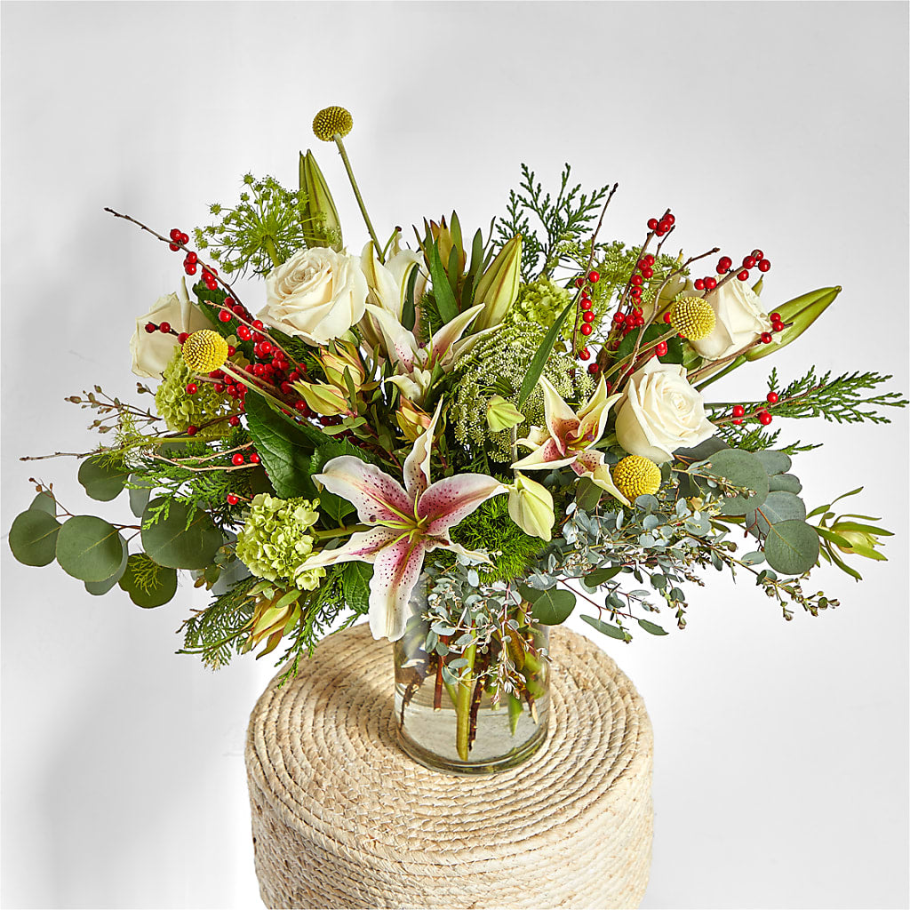 Berry & Bright Bouquet –  Charming Petals, Dracut MA