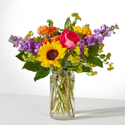 Vibrant Greetings Bouquet –  Charming Petals, Dracut MA