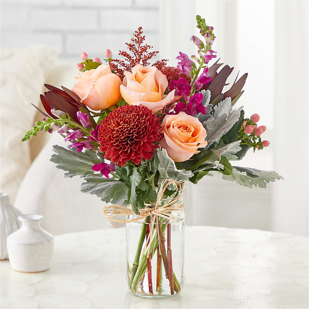 Moody Hues Bouquet –  Charming Petals, Dracut MA