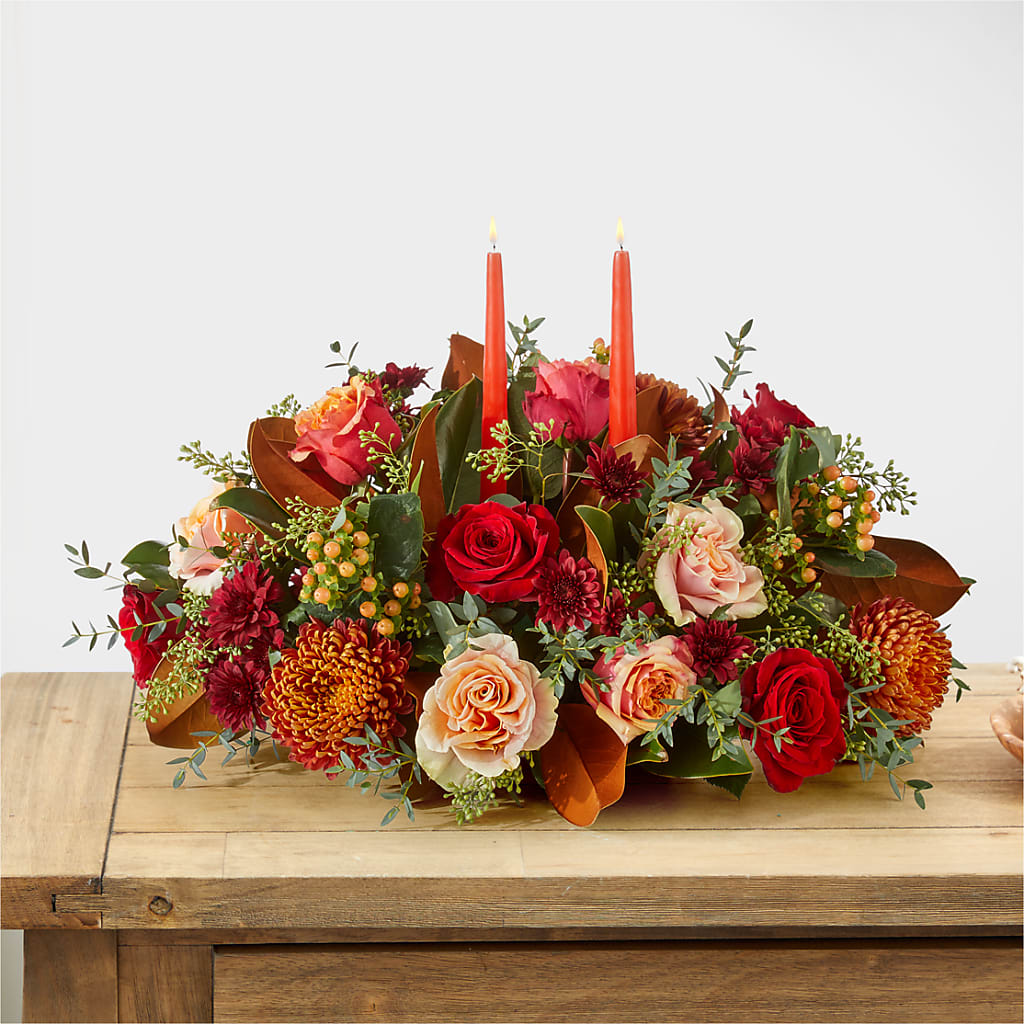 Gather Near Centerpiece –  Charming Petals, Dracut MA
