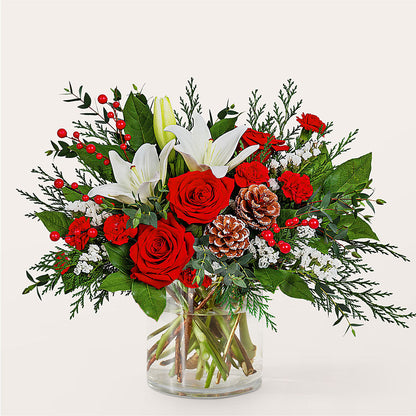 Best in Snow Bouquet –  Charming Petals, Dracut MA