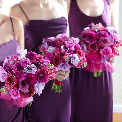 Bridesmaid's Garden Bouquet –  Charming Petals, Dracut MA