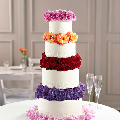 Infinite Love Cake Décor –  Charming Petals, Dracut MA