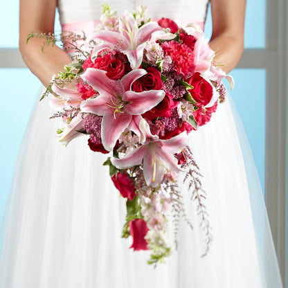 Lily & Rose Bouquet –  Charming Petals, Dracut MA