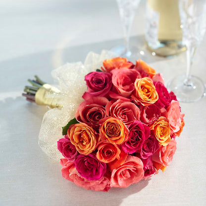 Sweet Roses Bouquet –  Charming Petals, Dracut MA