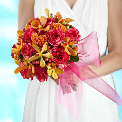 Brilliant Shades of Love Bouquet –  Charming Petals, Dracut MA