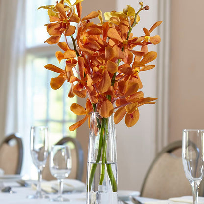 Orange Mokara Bud Vase –  Charming Petals, Dracut MA