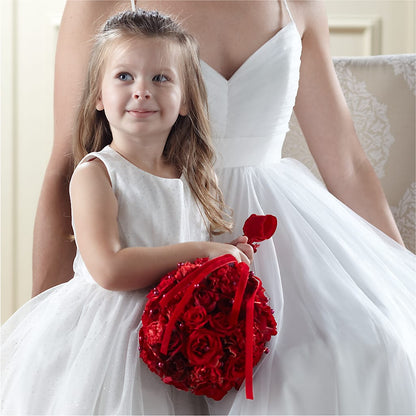 Pure at Heart Flower Girl Arrangement –  Charming Petals, Dracut MA