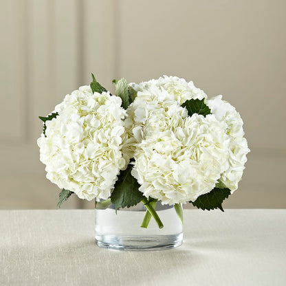 White Hydrangea Bouquet –  Charming Petals, Dracut MA
